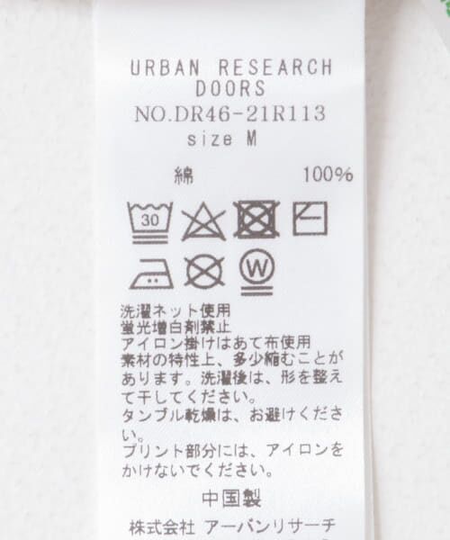 URBAN RESEARCH DOORS / アーバンリサーチ ドアーズ Tシャツ | 箔プリントロゴTシャツ | 詳細17