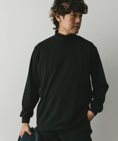 URBAN RESEARCH DOORS / アーバンリサーチ ドアーズ Tシャツ | 『UR TECH』裏起毛タートルネック ロンTシャツ | 詳細14