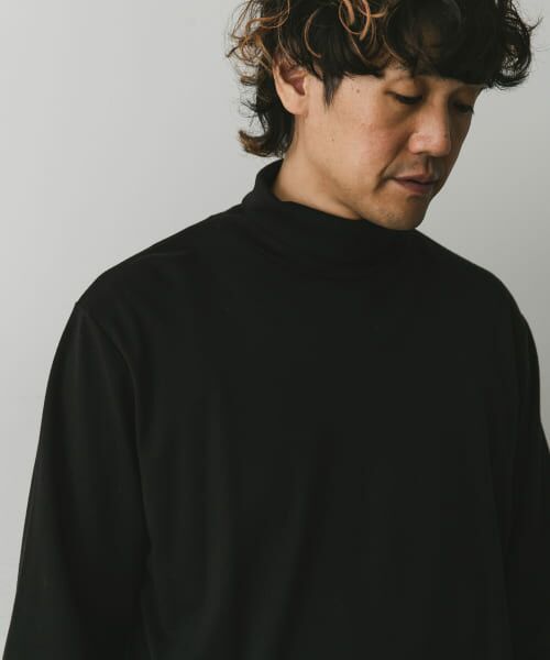 URBAN RESEARCH DOORS / アーバンリサーチ ドアーズ Tシャツ | 『UR TECH』裏起毛タートルネック ロンTシャツ | 詳細20