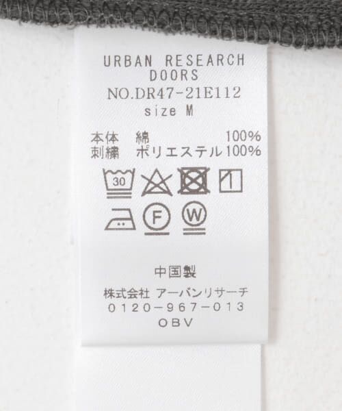 URBAN RESEARCH DOORS / アーバンリサーチ ドアーズ Tシャツ | 刺繍ワッフルTシャツ | 詳細25