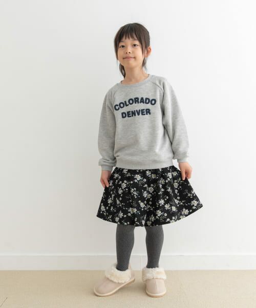 URBAN RESEARCH DOORS / アーバンリサーチ ドアーズ トップス | 『親子リンク』パイル刺繍ロゴスウェット(KIDS) | 詳細18