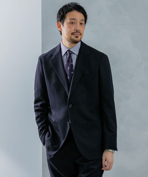 URBAN RESEARCH DOORS / アーバンリサーチ ドアーズ テーラードジャケット | LIFE STYLE TAILOR　フラノジャケット | 詳細9