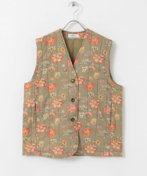 URBAN RESEARCH DOORS / アーバンリサーチ ドアーズ ベスト | SOIL　60s FLOWER VNECKVEST | 詳細1