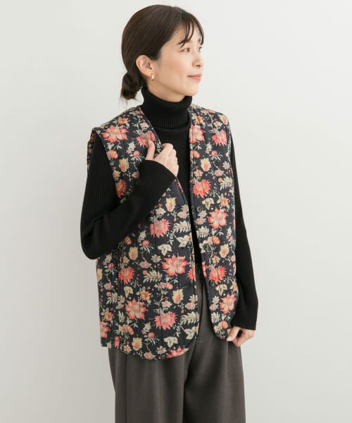 URBAN RESEARCH DOORS / アーバンリサーチ ドアーズ ベスト | SOIL　60s FLOWER VNECKVEST | 詳細10