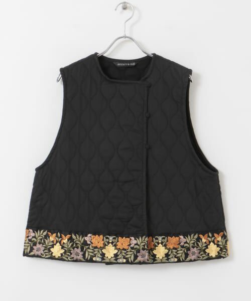 URBAN RESEARCH DOORS / アーバンリサーチ ドアーズ ベスト | mizuiro ind　quilting embroidary vest | 詳細1