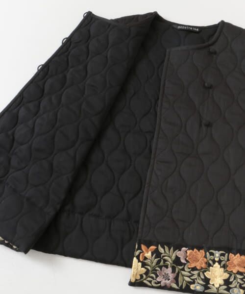 URBAN RESEARCH DOORS / アーバンリサーチ ドアーズ ベスト | mizuiro ind　quilting embroidary vest | 詳細2