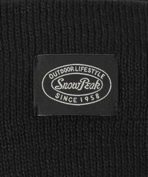 URBAN RESEARCH DOORS / アーバンリサーチ ドアーズ ニットキャップ | Snow Peak Apparel　Flat Knit Cap | 詳細4