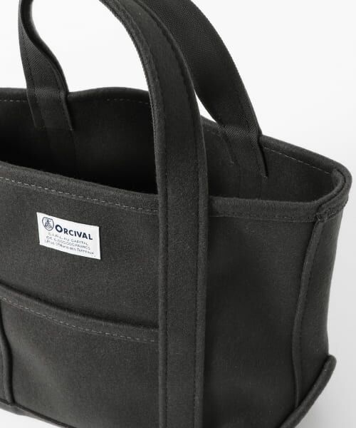 URBAN RESEARCH DOORS / アーバンリサーチ ドアーズ トートバッグ | ORCIVAL　MELTON TOTE BAG SMALL | 詳細10