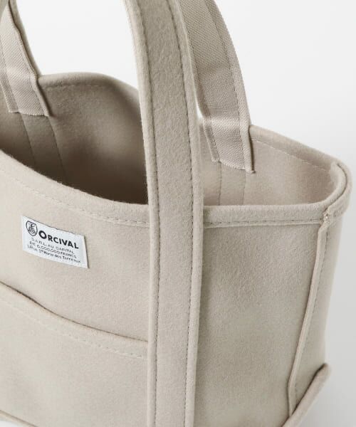 URBAN RESEARCH DOORS / アーバンリサーチ ドアーズ トートバッグ | ORCIVAL　MELTON TOTE BAG SMALL | 詳細11