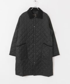 Barbour　long quilted jacket