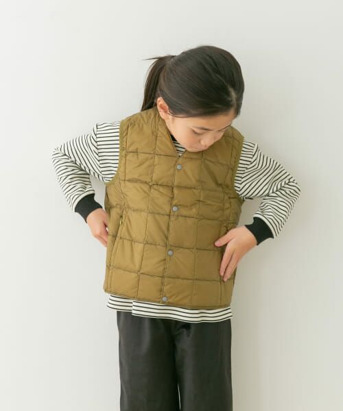 URBAN RESEARCH DOORS / アーバンリサーチ ドアーズ アウター | TAION　V-NECK BUTTON DOWN VEST(KIDS) | 詳細13