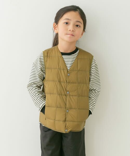 URBAN RESEARCH DOORS / アーバンリサーチ ドアーズ アウター | TAION　V-NECK BUTTON DOWN VEST(KIDS) | 詳細14