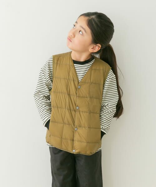 URBAN RESEARCH DOORS / アーバンリサーチ ドアーズ アウター | TAION　V-NECK BUTTON DOWN VEST(KIDS) | 詳細15