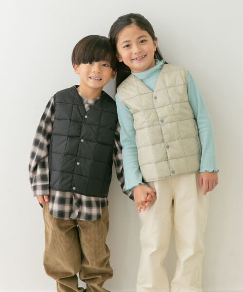 URBAN RESEARCH DOORS / アーバンリサーチ ドアーズ アウター | TAION　V-NECK BUTTON DOWN VEST(KIDS) | 詳細18