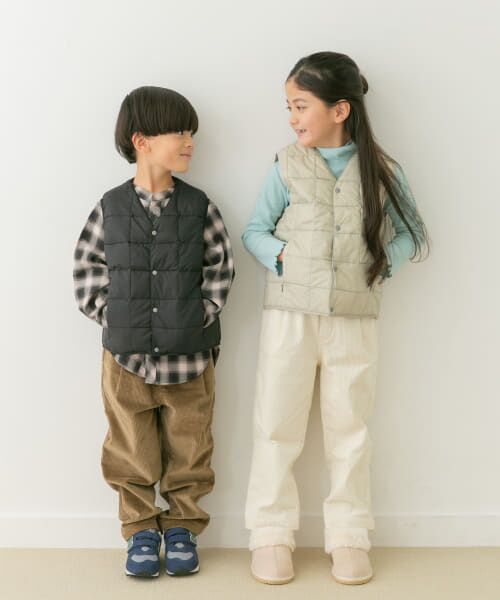 URBAN RESEARCH DOORS / アーバンリサーチ ドアーズ アウター | TAION　V-NECK BUTTON DOWN VEST(KIDS) | 詳細21