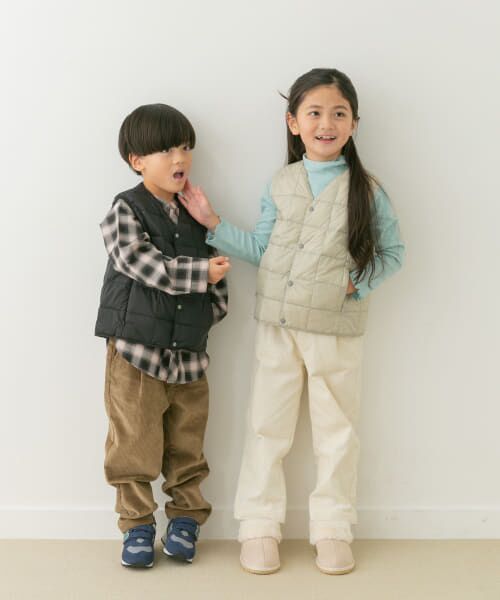 URBAN RESEARCH DOORS / アーバンリサーチ ドアーズ アウター | TAION　V-NECK BUTTON DOWN VEST(KIDS) | 詳細22