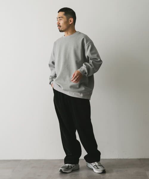 URBAN RESEARCH DOORS / アーバンリサーチ ドアーズ Tシャツ | 『XLサイズ/WEB限定』ワッフルフリース クルーネック プルオーバー | 詳細10