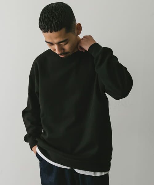 URBAN RESEARCH DOORS / アーバンリサーチ ドアーズ Tシャツ | 『XLサイズ/WEB限定』ワッフルフリース クルーネック プルオーバー | 詳細12