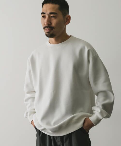 URBAN RESEARCH DOORS / アーバンリサーチ ドアーズ Tシャツ | 『XLサイズ/WEB限定』ワッフルフリース クルーネック プルオーバー | 詳細2