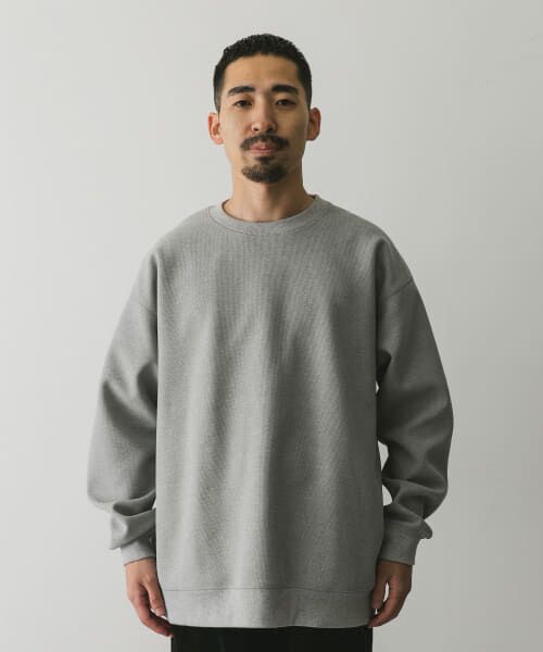 URBAN RESEARCH DOORS / アーバンリサーチ ドアーズ Tシャツ | 『XLサイズ/WEB限定』ワッフルフリース クルーネック プルオーバー | 詳細22