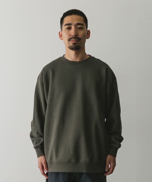 URBAN RESEARCH DOORS / アーバンリサーチ ドアーズ Tシャツ | 『XLサイズ/WEB限定』ワッフルフリース クルーネック プルオーバー | 詳細28