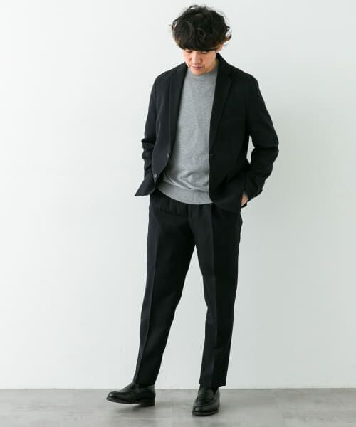 URBAN RESEARCH DOORS / アーバンリサーチ ドアーズ スラックス・ドレスパンツ | LIFE STYLE TAILOR　ウールライクソフトツイルストレッチパンツ | 詳細23