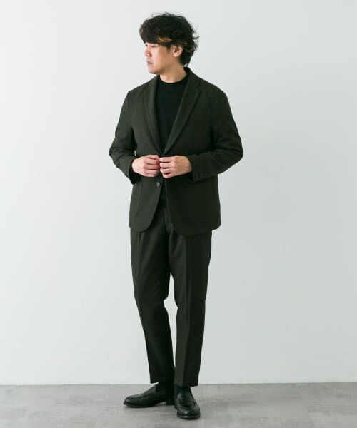 URBAN RESEARCH DOORS / アーバンリサーチ ドアーズ スラックス・ドレスパンツ | LIFE STYLE TAILOR　ブラッシュドウールライクストレッチパンツ | 詳細15