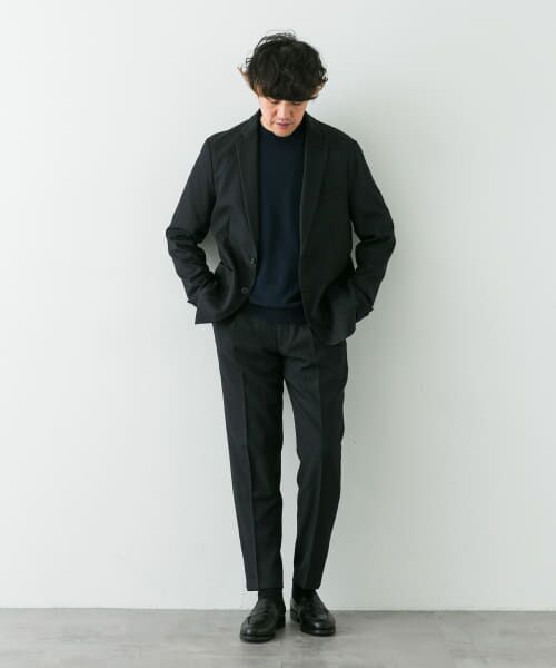 URBAN RESEARCH DOORS / アーバンリサーチ ドアーズ スラックス・ドレスパンツ | LIFE STYLE TAILOR　ブラッシュドウールライクストレッチパンツ | 詳細23