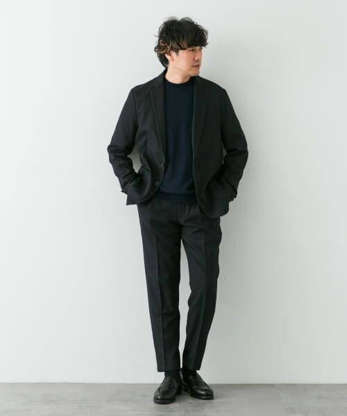 URBAN RESEARCH DOORS / アーバンリサーチ ドアーズ スラックス・ドレスパンツ | LIFE STYLE TAILOR　ブラッシュドウールライクストレッチパンツ | 詳細24