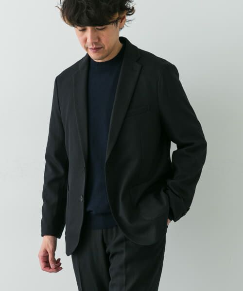 URBAN RESEARCH DOORS / アーバンリサーチ ドアーズ その他アウター | LIFE STYLE TAILOR　ブラッシュドウールライクストレッチジャケット | 詳細15