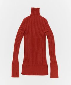 unfil　baby alpaca  ribbed-knit