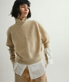 unfil　high-neck sweater