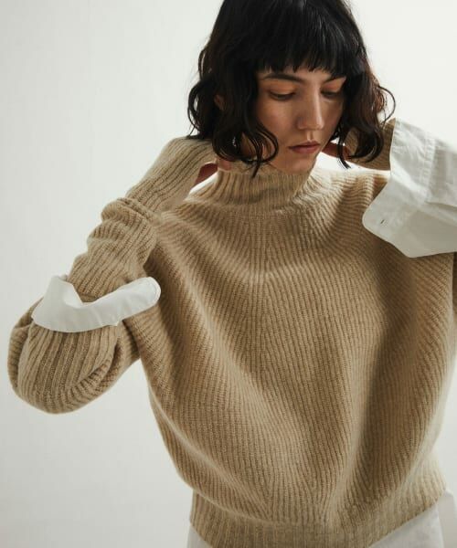 URBAN RESEARCH DOORS / アーバンリサーチ ドアーズ ニット・セーター | unfil　high-neck sweater | 詳細1