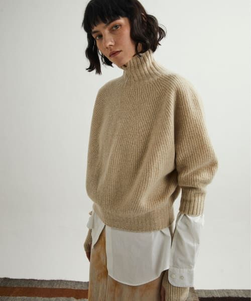 URBAN RESEARCH DOORS / アーバンリサーチ ドアーズ ニット・セーター | unfil　high-neck sweater | 詳細2