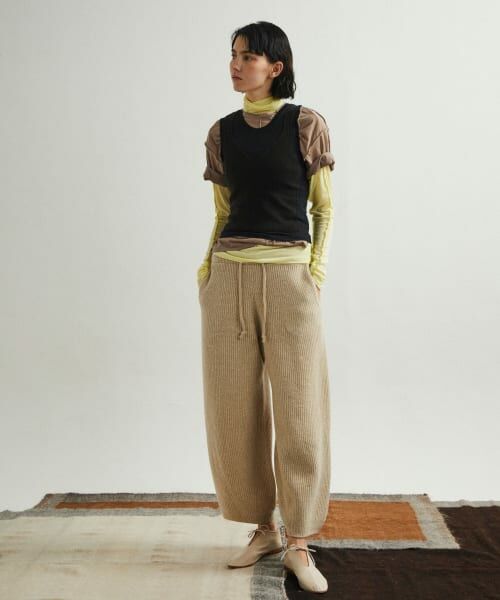 URBAN RESEARCH DOORS / アーバンリサーチ ドアーズ その他パンツ | unfil　ribbed-knit  pants | 詳細3