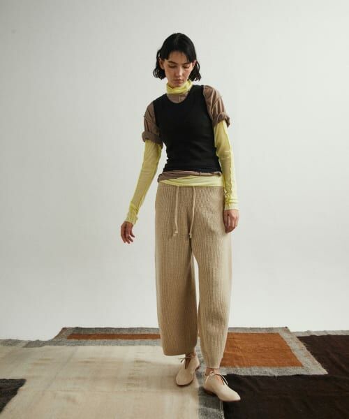 URBAN RESEARCH DOORS / アーバンリサーチ ドアーズ その他パンツ | unfil　ribbed-knit  pants | 詳細4