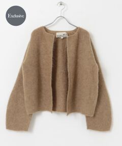 『一部別注カラー』unfil　mohair short cardigan