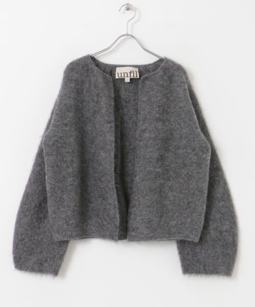 URBAN RESEARCH DOORS / アーバンリサーチ ドアーズ カーディガン・ボレロ | 『一部別注カラー』unfil　mohair short cardigan | 詳細3