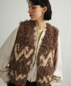 unfil　COWICHAN hand-knit vest