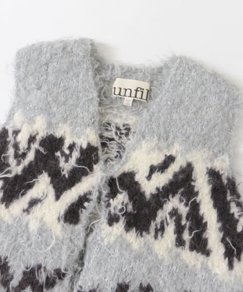 URBAN RESEARCH DOORS / アーバンリサーチ ドアーズ ベスト | unfil　COWICHAN hand-knit vest | 詳細13