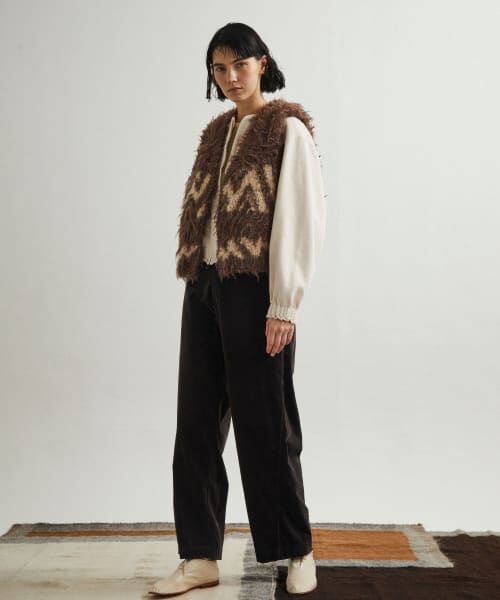 URBAN RESEARCH DOORS / アーバンリサーチ ドアーズ ベスト | unfil　COWICHAN hand-knit vest | 詳細6