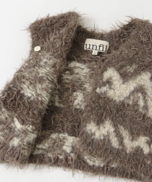 URBAN RESEARCH DOORS / アーバンリサーチ ドアーズ ベスト | unfil　COWICHAN hand-knit vest | 詳細9