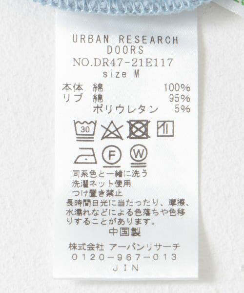 URBAN RESEARCH DOORS / アーバンリサーチ ドアーズ Tシャツ | 裏毛クルーネックプルオーバー | 詳細17