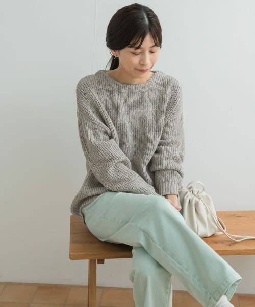 URBAN RESEARCH DOORS / アーバンリサーチ ドアーズ ニット・セーター | 『WEB/一部店舗限定カラー』コットンスラブKNIT | 詳細20