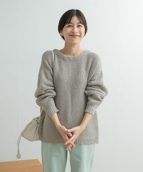 URBAN RESEARCH DOORS / アーバンリサーチ ドアーズ ニット・セーター | 『WEB/一部店舗限定カラー』コットンスラブKNIT | 詳細25