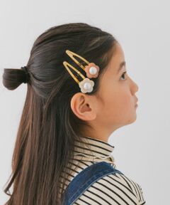 フラワーモチーフヘアピン(KIDS)