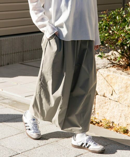 URBAN RESEARCH DOORS/アーバンリサーチ ドアーズ FORK & SPOON コクーンスカート KHAKI 1 URBAN RESEARCH DOORS/アーバンリサーチ ドアーズ FORK & SPOON コクーンスカート KHAKI 1