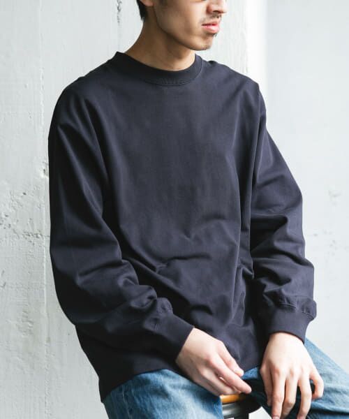 URBAN RESEARCH DOORS/アーバンリサーチ ドアーズ 10.5オンス ヘビーウェイトロングスリーブTシャツ C.NAVY M URBAN RESEARCH DOORS/アーバンリサーチ ドアーズ 10.5オンス ヘビーウェイトロングスリーブTシャツ C.NAVY M