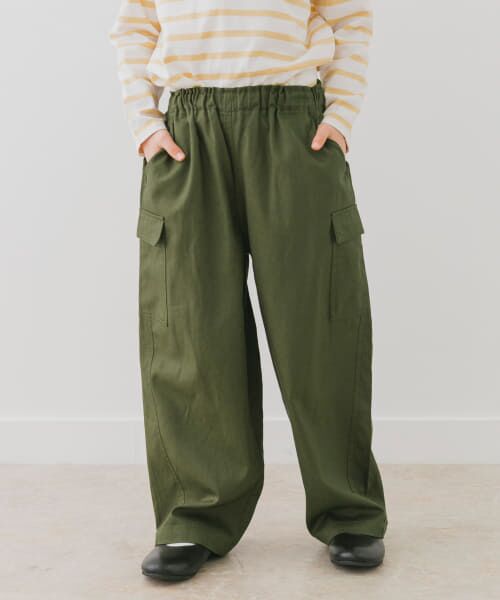 URBAN RESEARCH DOORS/アーバンリサーチ ドアーズ 『親子リンク』イージーカーゴパンツ(KIDS) KHAKI 105 URBAN RESEARCH DOORS/アーバンリサーチ ドアーズ 『親子リンク』イージーカーゴパンツ(KIDS) KHAKI 105