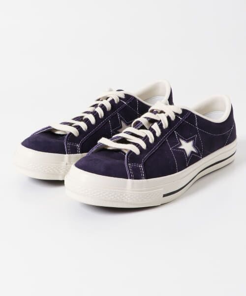 URBAN RESEARCH DOORS/アーバンリサーチ ドアーズ CONVERSE ONE STAR J SUEDE PURPLE 7.5 URBAN RESEARCH DOORS/アーバンリサーチ ドアーズ CONVERSE ONE STAR J SUEDE PURPLE 7.5